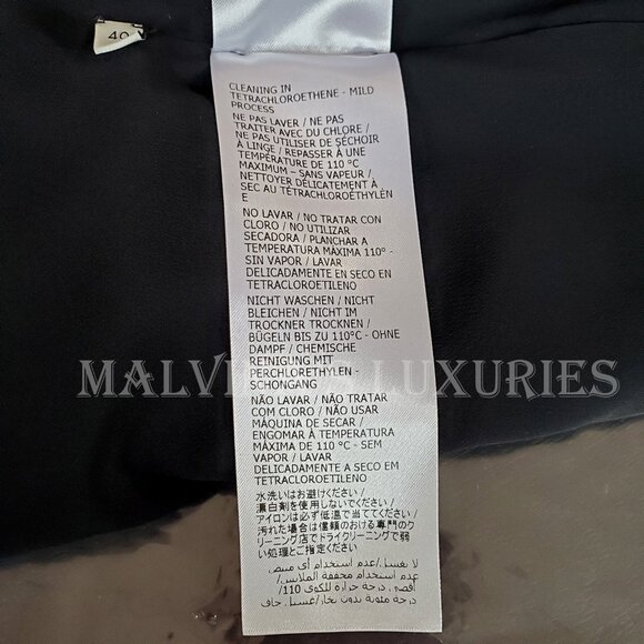 GUCCI DRESS BLACK VISCOSE SILK FAILLE MESH DETACHABLE SLIP sz IT 40 US 4 - Picture 13 of 15